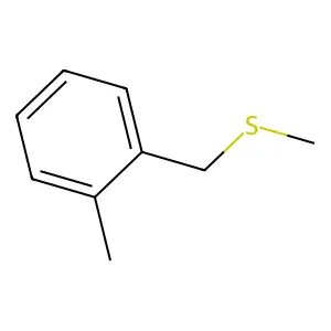 Methyl 2-methylbenzyl sulfide structure