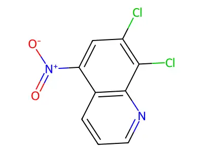7,8-Dichloro-5-nitroquinoline structure