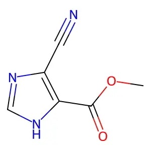 Methyl 4-cyano-1H-imidazole-5-carboxylate structure
