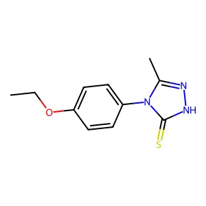 4-(4-ethoxyphenyl)-5-methyl-4H-1,2,4-triazole-3-thiol structure