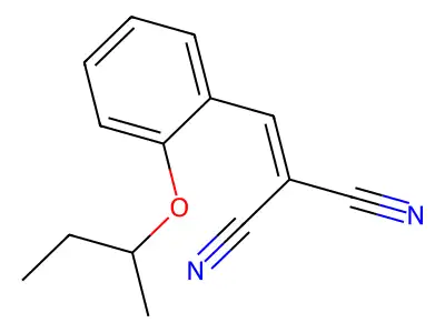 2-(2-Sec-butoxybenzylidene)malononitrile structure