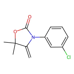 3-(3-Chlorophenyl)-5,5-dimethyl-4-methylidene-1,3-oxazolidin-2-one structure