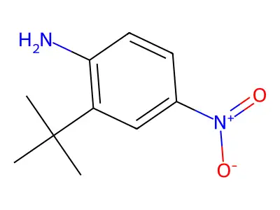 2-Tert-butyl-4-nitroaniline structure