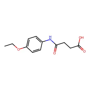 4-[(4-Ethoxyphenyl)amino]-4-oxobutanoic acid structure