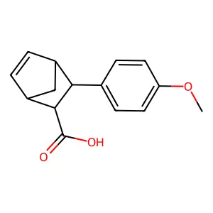 3-(4-Methoxyphenyl)bicyclo[2.2.1]hept-5-ene-2-carboxylic acid structure