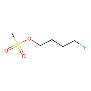 1-Butanol, 4-fluoro-, methanesulfonate structure