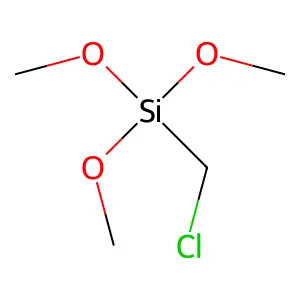 Silane, chloromethyl-trimethoxy- structure