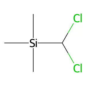 (Dichloromethyl)trimethylsilane structure