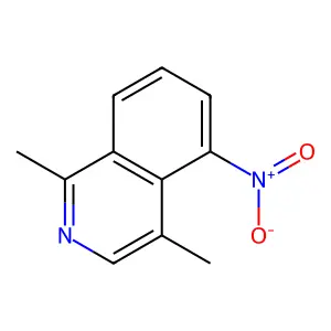 1,4-Dimethyl-5-nitroisoquinoline structure
