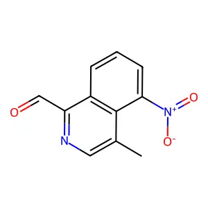 4-Methyl-5-nitroisoquinoline-1-carbaldehyde structure