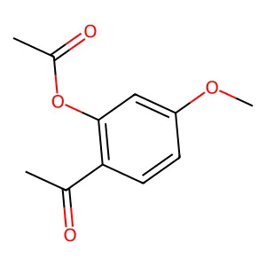 Ethanone, 1-[2-(acetyloxy)-4-methoxyphenyl]- structure