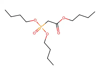 Acetic acid, (dibutoxyphosphinyl)-, butyl ester structure