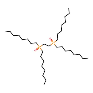 1,2-亚乙基双(二辛基膦)二氧化物 structure