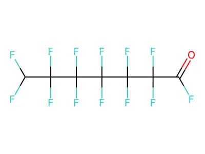 2,2,3,3,4,4,5,5,6,6,7,7-dodecafluoroheptanoyl Fluoride structure