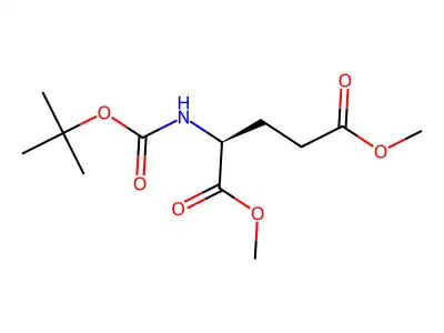 Dimethyl N-(tert-Butoxycarbonyl)-L-glutamate structure