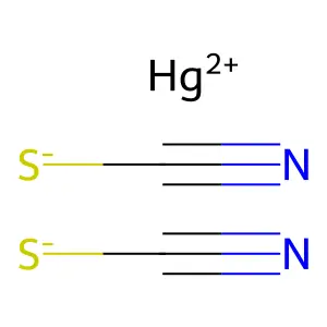 硫氰酸汞 structure
