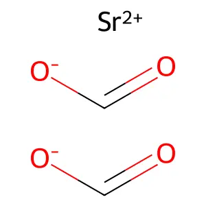 甲酸锶 structure
