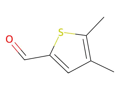 4,5-Dimethylthiophene-2-carboxaldehyde structure