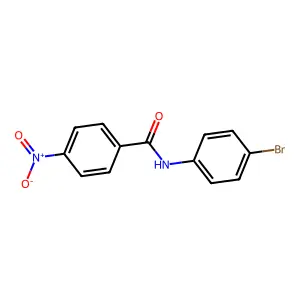 N-(4-bromophenyl)-4-nitrobenzamide structure