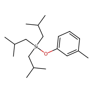 3-Methyl-1-triisobutylsilyloxybenzene structure