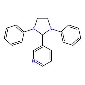 3-(1,3-Diphenylimidazolidin-2-yl)pyridine structure