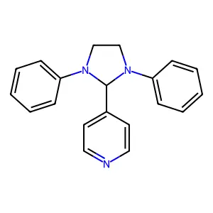 4-(1,3-Diphenyl-imidazolidin-2-yl)-pyridine structure