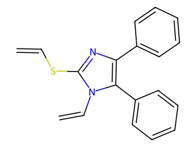 Imidazole, 4,5-diphenyl-1-vinyl-2-(vinylthio)- structure
