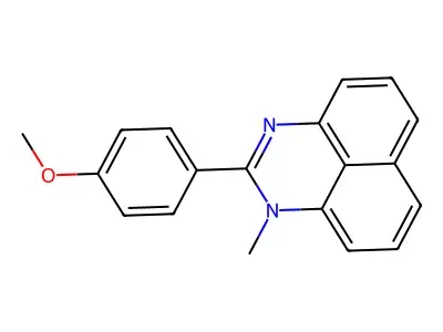 Perimidine, 2-(p-methoxyphenyl)-1-methyl- structure