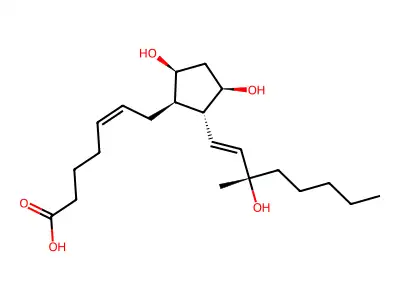 卡前列素 structure