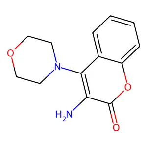 Coumarin, 3-amino-4-morpholino- structure