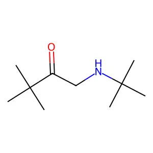 1-(tert-butylamino)-3,3-dimethylbutan-2-one structure