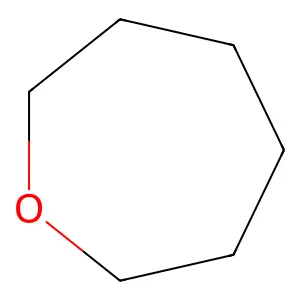 氧杂环庚烷 structure