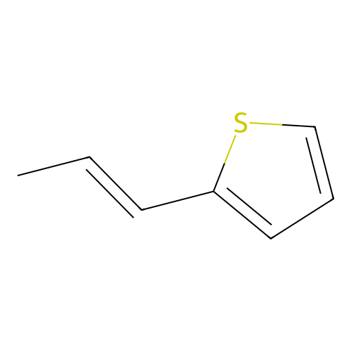 2-(2-Methylvinyl)thiophene structure