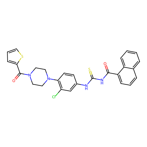 C27H23ClN4O2S2 structure