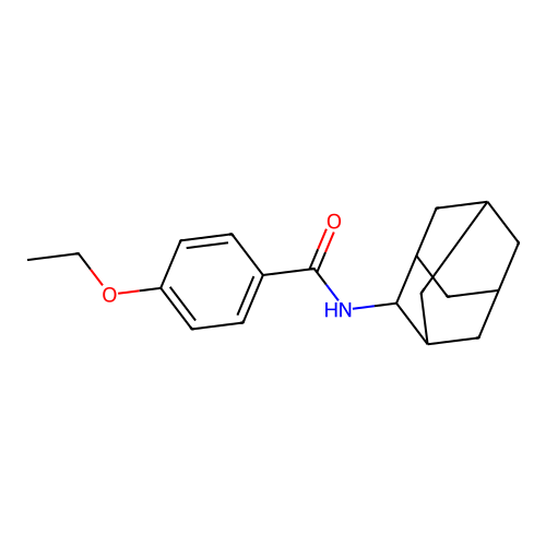 N-(2-adamantyl)-4-ethoxybenzamide structure