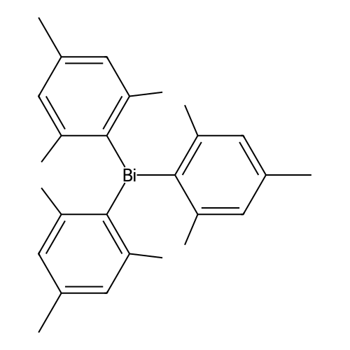 Trimesitylbismuthine structure