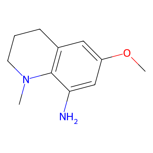 8-Amino-6-methoxy-1-methyl-1,2,3,4-tetrahydroquinoline structure