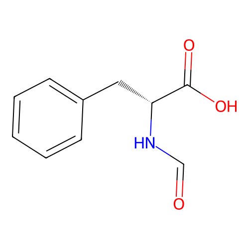 N-Formyl-D-phenylalanine structure