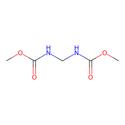N,N'-Methylenebis(methyl carbamate) structure