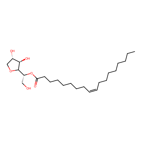 D-Glucitol, 1,4-anhydro-, 6-(9-octadecenoate), (Z)- structure