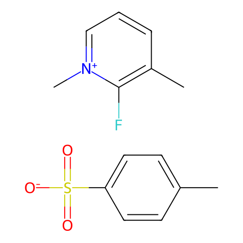 2-Fluoro-1,3-dimethylpyridinium tosylate structure