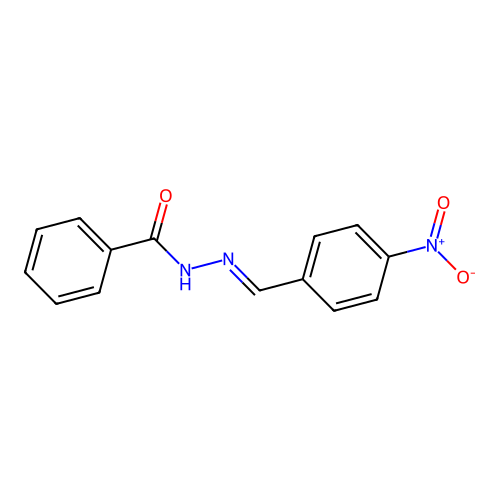 N'-(4-Nitrobenzylidene)benzohydrazide structure