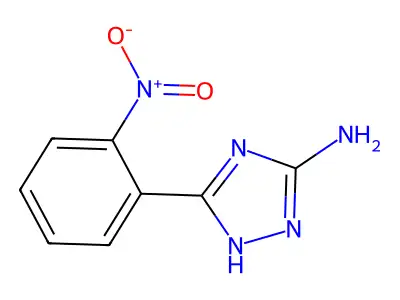 5-(2-nitrophenyl)-1H-1,2,4-triazol-3-amine structure