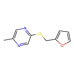 Pyrazine, 2-((2-furanylmethyl)thio)-5-methyl- structure