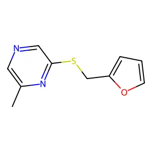 Pyrazine, 2-((2-furanylmethyl)thio)-6-methyl- structure