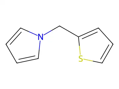 1-((thiophen-2-yl)methyl)-1H-pyrrole structure