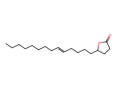 9-Octadecen-4-olide structure
