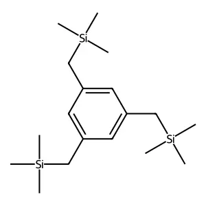Silane, (1,3,5-benzenetriyltris(methylene)tris(trimethyl- structure