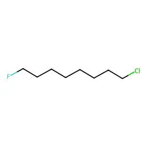 Octane, 1-chloro-8-fluoro- structure