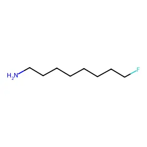 Octylamine, 8-fluoro- structure